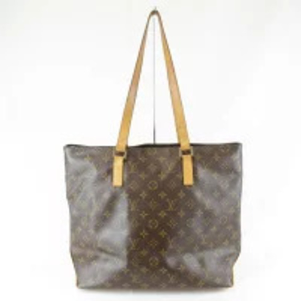 Louis Vuitton Monogram Cabas Mezzo Tote Bag Canvas